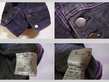 HANAE MORI Denim Jacket size 38 ハナエモリ ブラック デニム スーツ ジャケット 3D 立体襟 日本製_画像10