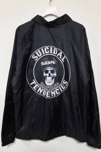 00's SUICIDAL TENDECIES ナイロン コーチジャケット size M ブラック