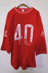 60's-70's NEW ERA Vintage Jersey New Era football shirt jersey size M number ring Vintage 