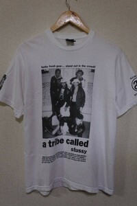 STUSSY TRIBE FUNKY FRESH Tee size S スペシャルエディション Tシャツ ローラ マルチプリント