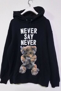 MILKBOY NEVER SAY NEVER BEAR Hoodie Milkboy bear sweat Parker size M Bear black 