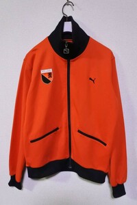 PUMA HOLLAND プーマ トラックジャケット ジャージ レディース size L オレンジ×ブラック 日本製