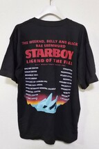 THE WEEKND STARBOY 2017 WORLD TOUR Tee size S USA製 ウィークエンド ツアー Tシャツ RAP TEE_画像7