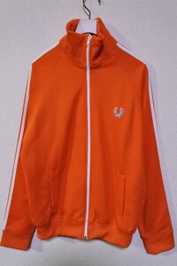 FRED PERRY フレッドペリー トラックジャケット ジャージ size S オレンジ ポルトガル製