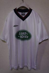 00's UMBRO LAND ROVER Vintage Tee size O-XO アンブロ ランドローバー プラシャツ ゲームシャツ