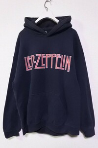 LED ZEPPELIN レッドツェッペリン GILDAN スウェット パーカー size M-L ブラック ジミーペイジ