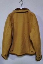 80's PPFM PEYTON PLACE FOR MEN Archive Wool Jacket ウール ワークジャケット size F マスタード×ブラウン 日本製 当時物_画像2