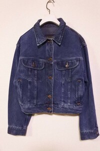 valentino garavani Vintage Denim Jacket ヴァレンティノガラヴァーニ デニムジャケット ショート丈 濃紺