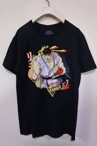 CAPCON STREET FIGHTER 2 TURBO Tee size M カプコン ストリートファイター2 ターボ リュウ Tシャツ 風林火山