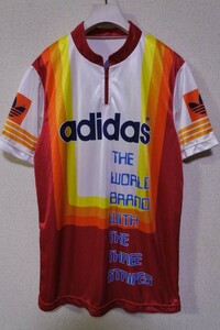 80's-90's adidas Vintage Rainbow Cyclewear size M-L アディダス デサント サイクルジャージ レインボー ビンテージ