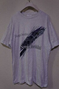 90's SERGIO TACCHINI Vintage Tee size L セルジオタッキーニ Tシャツ 霜降り 杢グレー