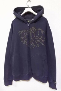 00's Swagger Hoodie size L スワッガー スウェット パーカー ブラック 初期