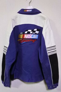 RACING CHAMPION NASCAR ナスカー コットン レーシング ジャケット size L バックロゴ 刺繍 ワッペン