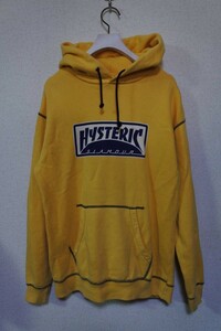 00's Hysteric Glamour Hoodie size F ヒステリックグラマー スウェット パーカー イエロー