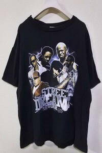 00's STREET DREAMS TOUR 2007 Birdman Lil Wayne YOUNG JEEZY Rich Boy JIM JONES FAT JOE Tee size XL RAP TEE