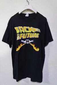 00's BACK TO THE FUTURE Movie Tee size M バックトゥザフューチャー Tシャツ ブラック