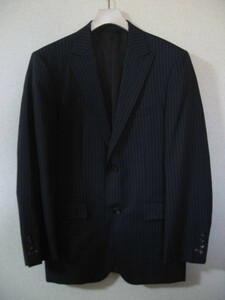 BURBERRY BLACK LABEL Super 120's テーラードジャケット スーツ 羊毛 イタリア製生地 36R 三陽商会