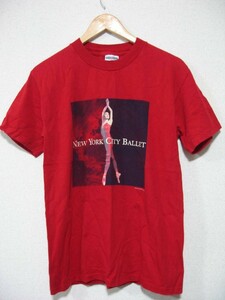 NEW YORK CITY BALLET T-shirt size S ブラジル製 ニューヨークシティ バレエ アート Tシャツ RICHARD CORMAN