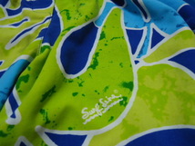 即決　ハワイ　Surf Line　サーフライン　ロングパンツ　水・紺・緑色　葉っぱ柄　Ｍ　女性　　_画像3