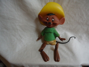 Оперативное решение US 1970 Looney Tune's Speed ​​Gonzales 17cm Vintage Figure Doll Honk Kong Junk