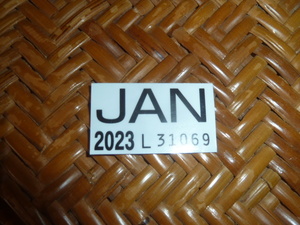 ハワイ レジストレーション 2023 2023年 JAN 1月 USDM HDM JDM US 最新 オリジナル レプリカ ステッカー オートチェック 自動車税 重量税