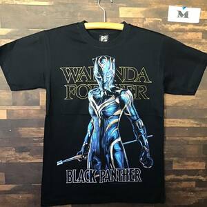 ブラックパンサー Tシャツ　Mサイズ　BLACK PANTHER ワンダーフォーエバー　半袖