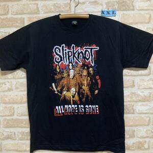 スリップノット Tシャツ　XXLサイズ　Slipknot ロックバンド　バンドTシャツ