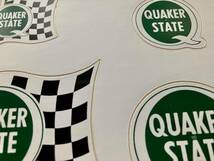 ★期間限定セール　QUAKER STATE クエーカー ステート デカールシート ヴィンテージ ステッカー NASCAR 世田谷ベース_画像5