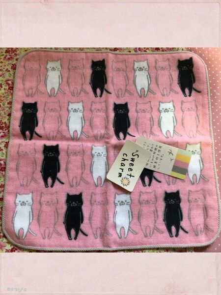 猫さんタオルハンカチ