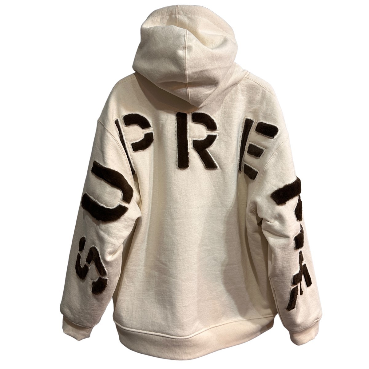 美品 supreme シュプリーム ファー ジャケット フード パーカー ジップ
