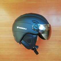 新品未使用 バイザー ヘルメット サイズ L（58cm～61cm）カラー マットブラック スノーボードヘルメット スキーヘルメット ゴーグル _画像5