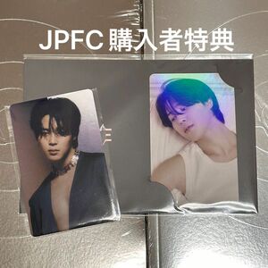 BTS JIMIN 1st Solo Album FACE JPFC購入特典 トレカセット