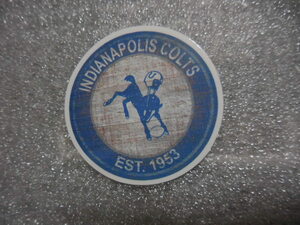 NFL Indy hole Police korutsuEST.1953 sticker waterproof seal 