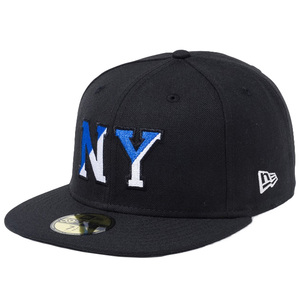 ニューエラ 5950キャップ マルチロゴ ベーシックファブリック ニューヨーク NY ブラック クローム ブラック New Era 59FIFTY Multi Logo Basic Fabrics New York