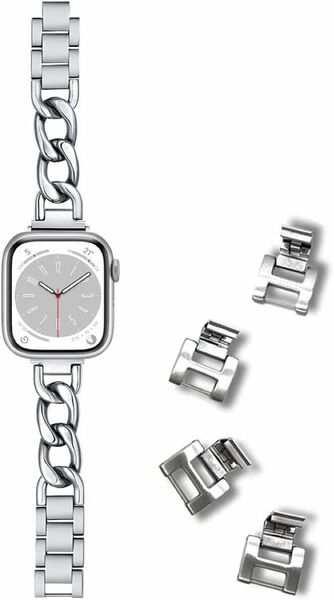 Apple Watch チェーン交換ベルト 8 7 6 5 4 3 2 1 SE(38mm/40mm/41mm）