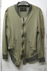 アンダーカバー Languid MA-1 ジャケット M （ アーカイブ スウェット レア UNDERCOVERISM Languid Asymmety Vintage Ma-1 Jacket M