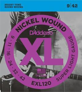 ★D’Addario EXL120 3セット エレキギター弦 新品/メール便