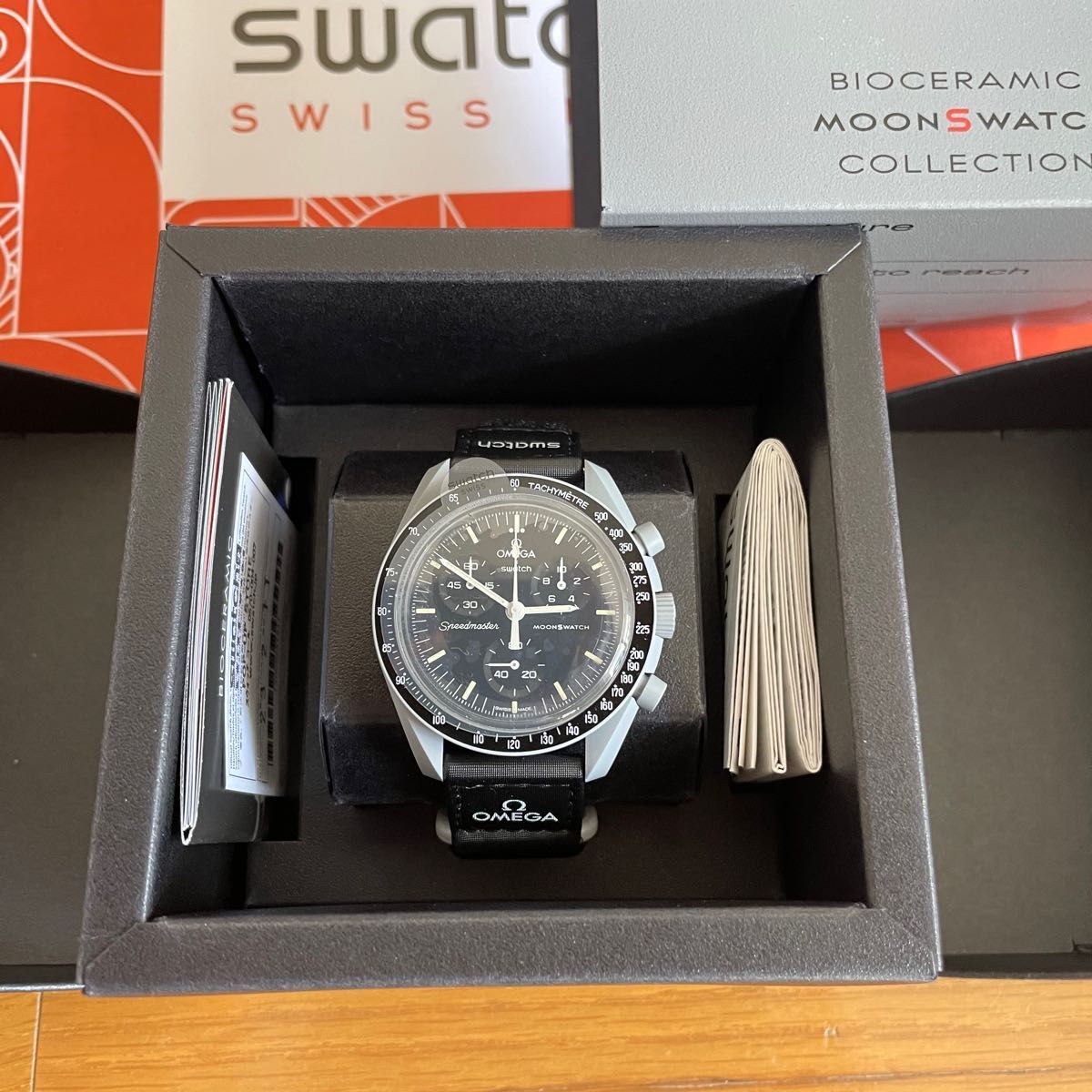 送料無料 地球 Swatch Omega Bioceramic Moonswatch Mission on EARTH