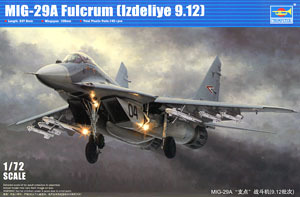 ★TRUMPETERトランペッター／ ミグ-29A 9.12 フォルクラム (1/72)