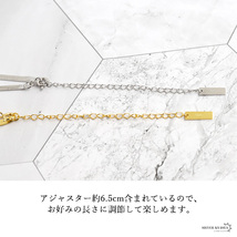 スネークチェーンネックレス シルバー925 18KG ゴールド シルバー スネーク 蛇 アジャスター 幅3mm (ゴールド)_画像7