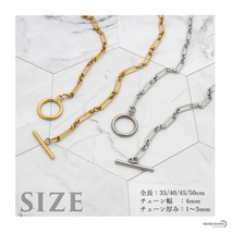 レディースネックレス ボールチェーン フィガロ ステンレス 18k マンテル シルバー ゴールド gold (シルバー、45cm)_画像7