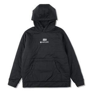 【新品未使用】 21AW 22 新品 WIND AND SEA ウィンダンシー SNOW PEAK WDS FLEXIBLE INSULATED PULL HOODIE フーディー ジャケット BLACK S