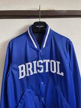 【即決】【良品】 FCRB f.c real bristol エフシーレアルブリストル SOPHNET ソフ MESH STADIUM BLOUSON スタジャン ブルゾン BLUE ブルー_画像5