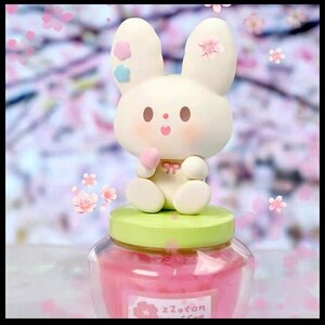 フィギュア　Bunny Jam　Molinta Cherry Blossom Cafe シリーズ　ポップマート　POPMART　マスコット　F.UN x 卓大王　サクラカフェ