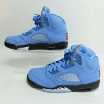 【未使用】NIKE/ナイキ AIR JORDAN 5 Retro UNC University Blue/エアジョーダン 5 DV1310-401/28.5 /080_画像4