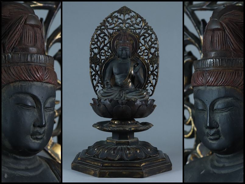 超目玉枠】【超目玉枠】特大 阿弥陀如来座像 仏像 オブジェクト 時代物