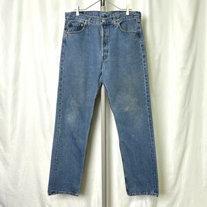 USA製 90s Levi's 501 デニム パンツ W35×L33 ジーンズ グランジ ボロ リーバイス 505 519 80s 00s 古着 オールド ビンテージ