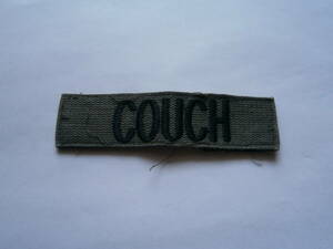 米軍実物ネームテープ　us army couch