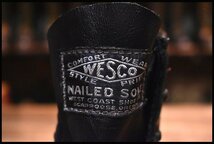 【8D 箱付 DEAD 限定 12年】WESCO ウエスコ フライトマスター 黒 ブラック コードバン ジョブマスター 編み上げ ブーツ HOPESMORE_画像8