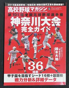 高校野球マガジン Vol.12 2019 神奈川大会 完全ガイド 森敬斗 及川雅貴 木下幹也 遠藤成　甲子園